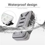 OriGlam Fishing Tackle Storage Box, Double Sided Waterproof 16 Compartments, Tackle Storage Organizer Box, Fishing Lure Box Storage Containers (Gray)