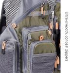 BASSDASH Strap Fishing Vest Adjustable for Men and Women, for Fly Bass Fishing and Outdoor Activities