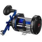 Piscifun Chaos XS Baitcasting Fishing Reel, Reinforced Metal Body Round Baitcaster Reel, Smooth Powerful Saltwater Inshore Surf Trolling Reel, Conventional Reel for Catfish (60 Right Handed)