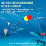 Fish Finder Rig with Float Surf Fishing Rigs 33LB Surf Fishing Tackle for Shark Bluefish Stripers 6PCS 6/0 8/0 (6/0 Circle Hook-6pcs)