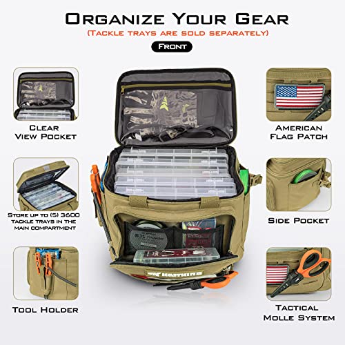 KastKing Water Resistant Fishing Tackle Bags