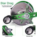 Sougayilang Conventional Reel, Round Baitcasting Fishing Reel for Catfish, Salmon/Steelhead, Striper Bass and Inshore Saltwater Fishing Reel, Reinforced Metal Body