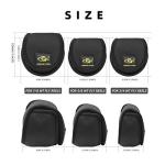 SF Fly Fishing Reel Cover Case Pouch or Fly Reel Black Fit 5/6 wt
