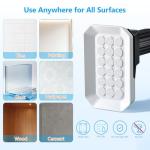 FADOTY Tension Curtain Rods No Drilling, Extra Long Tension Rod 41-139 Inch, Heavy Duty Shower Curtain Rod for Outdoor Patio Bathroom Windows Room Divider, Adjustable, Anti-Slip, No Rust, Black