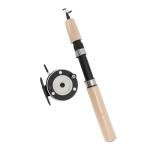gernie Ice Fishing Rod and Reel Combo, 65cm Ice Fishing Pole & Fishing Reel Combo for Trout Walleye Perch, Ice Fishing Combos, Ice Fishing Gear, Smooth Rotation Comfortable Grip