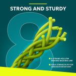 SF Braided Fly Fishing Trout Line Backing Line 20LB 100m/108yds Orange