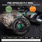 Goture Fly Fishing Rod and Reel Combo with Fly Rod & Gear Case, 9FT #5 4-Piece Fly Rod, Pre-Spooled Reel, Fly Line, Flies, Leader, Tippet, Forceps, Nipper and Complete Starter Kit A