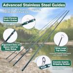 Goture Fly Fishing Rod and Reel Combo with Fly Rod & Gear Case, 9FT #5 4-Piece Fly Rod, Pre-Spooled Reel, Fly Line, Flies, Leader, Tippet, Forceps, Nipper and Complete Starter Kit A