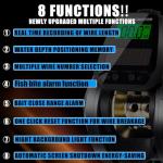 SAMOLLA Baitcasting Fishing Reel 8oz Ultralight Smart Digital Baitcaster Reels with 22Lb Max Drag 7.2:1 High-Speed Gear Ratio Left Handed Freshwater Saltwater Compact Design Black TX800