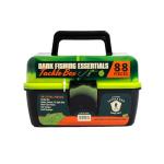 Catch Co Mystery Tackle Box Bank Fishing Essentials - 88 Pieces - Small Tackle Box - Green
