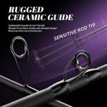 ROOBLINOS BASS Hunter Fishing Rod and Reel Combo-6.9ft Carbon Fiber, 5.2:1 Gear Ratio, 8KG Drag, Freshwater Bass, Trout, and Panfish (BASS Hunter+PE2500S(Shallow Spool), 6.9ft Spinning)