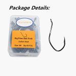 Catfishing Hooks Big River Live Bait Hook 8/0, Fishing Hooks for Saltwater Freshwater,Catfish Striper Flathead Carp Bass