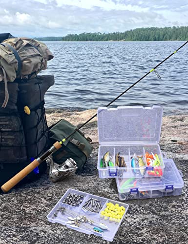 Beoccudo Clear Tackle Box for Snacks and Gear
