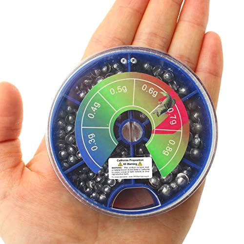 117pcs Weight Sinkers Set for Fishing