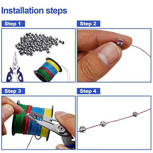 117pcs Weight Sinkers Set for Fishing