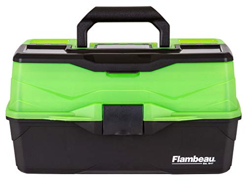 Flambeau 3-Tray Classic Tackle Box - Frost Green/Black