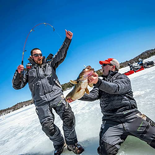 PLUSINNO Ice Fishing Rod and Reel Combo, 26"/27"/28