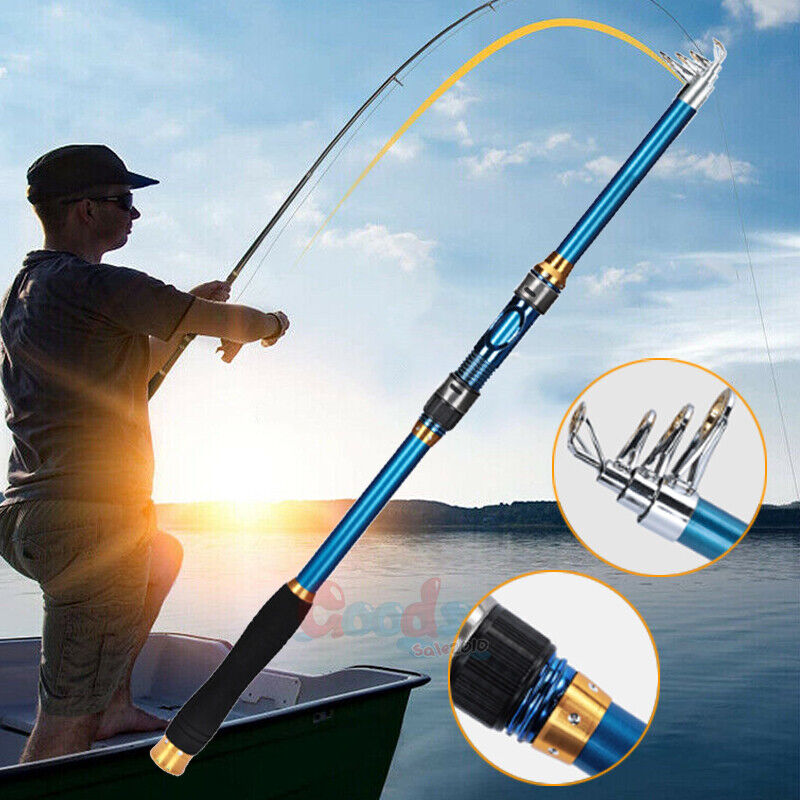 Carbon Fiber Telescopic Fishing Rod - 2.1m