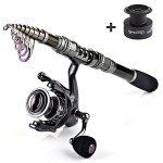 Sougayilang Telescopic Fishing Rod Combo with Bag