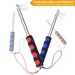 BONWIN 1.6M Telescopic Fishing Flagpole – 2 Pack