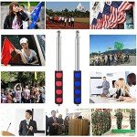 BONWIN 1.6M Telescopic Fishing Flagpole – 2 Pack