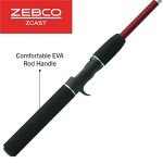 Zebco Z-Cast Telescopic Fishing Rod, 17" to 5'6