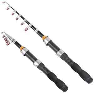 Telescopic Fishing Rod for Freshwater and Saltwater