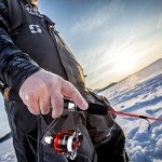 PLUSINNO Ultralight Ice Fishing Rod and Reel Combo