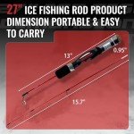 WIDDEN 27" Ice Fishing Rod and Reel Combo