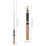 Compact Telescopic Fishing Rod - 25.6 Inch Carbon