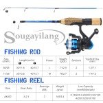 Sougayilang Portable 26" Ice Fishing Rod Combo