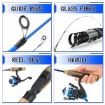 Sougayilang Portable 26" Ice Fishing Rod Combo