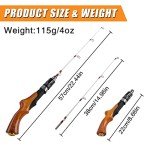AGOOL Ultralight Ice Fishing Spinning Rod