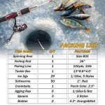 Dr.Fish Ice Fishing Rod and Reel Combo Set