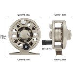 Lightweight Spinning Fly Fishing Reel (Grey)