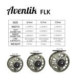 Aventik FLK Aluminum Fly Fishing Reel for Trout