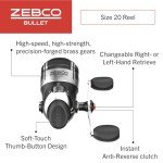 Zebco Bullet Spincast Reel - Size 20, 6 lb Line