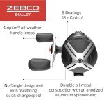 Zebco Bullet Spincast Reel - Size 20, 6 lb Line