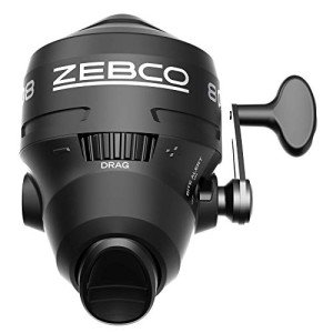 Zebco 808 Spincast Fishing Reel with 20-Lb Line