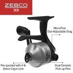 Zebco 33 Micro Spincast Fishing Reel with Bite Alert