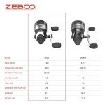 Zebco Bullet Spincast Reel - Size 20, 6 lb Line