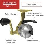 Zebco 33 Gold Spincast Fishing Reel - Versatile Retrieve