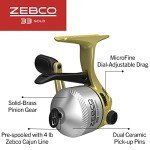 Zebco 33 Gold Spincast Fishing Reel - Versatile Retrieve