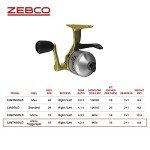 Zebco 33 Gold Spincast Fishing Reel - Versatile Retrieve