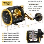 Burning Shark Saltwater Trolling Fishing Reel