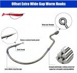 120Pcs Extra Wide Gap Bass Fishing Hooks
