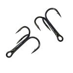 200 Pack High Carbon Steel Fishing Treble Hooks