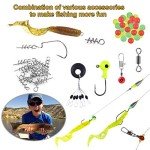 TOPFORT Fishing Accessories Kit with Tackle Box