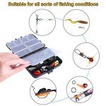 TOPFORT Fishing Accessories Kit with Tackle Box
