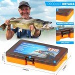 PLUSINNO 137-Piece Fishing Lure Tackle Box Set